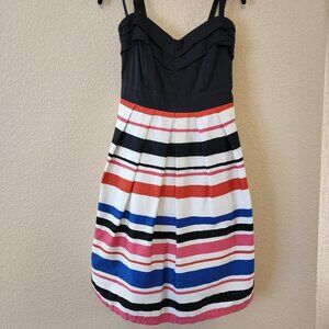 Torrid Color block Stripped Party Dress - Size 18